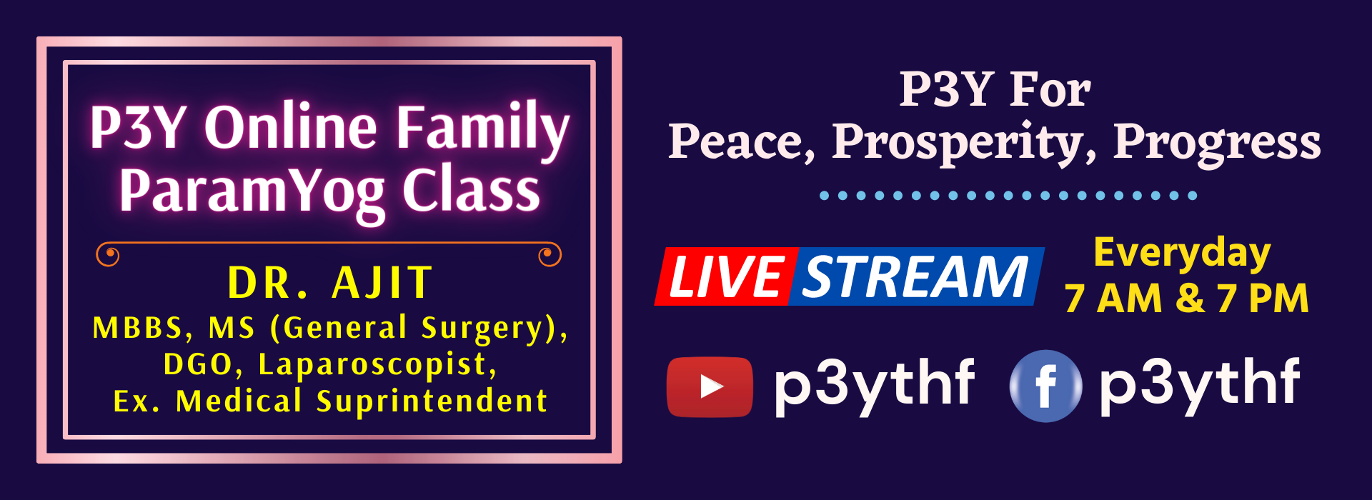 P3Y Online family Paramyog class